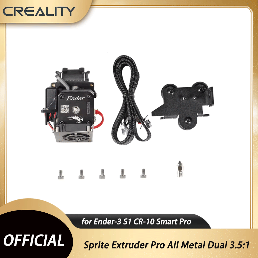 Creality Printer Ender 3 - Extrusor CREALITY Sprite Pro, Totalmente Metálico,