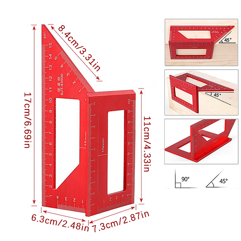 Regla de Ángulo Multifuncional - Workshop Tools For Carpentry reseña y precio