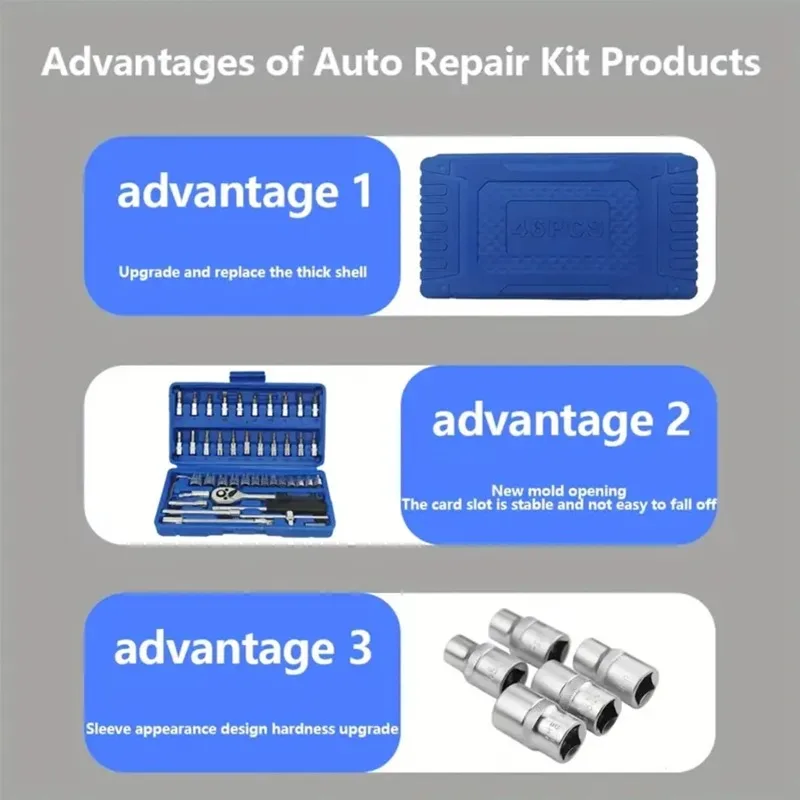 Juego de Llaves de Tubo Automo - Car Workshop Tools Kit reseña y precio